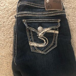 Silver jeans